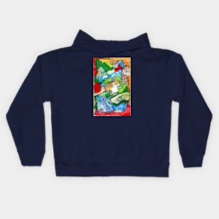 Abstract Builder Kids Hoodie